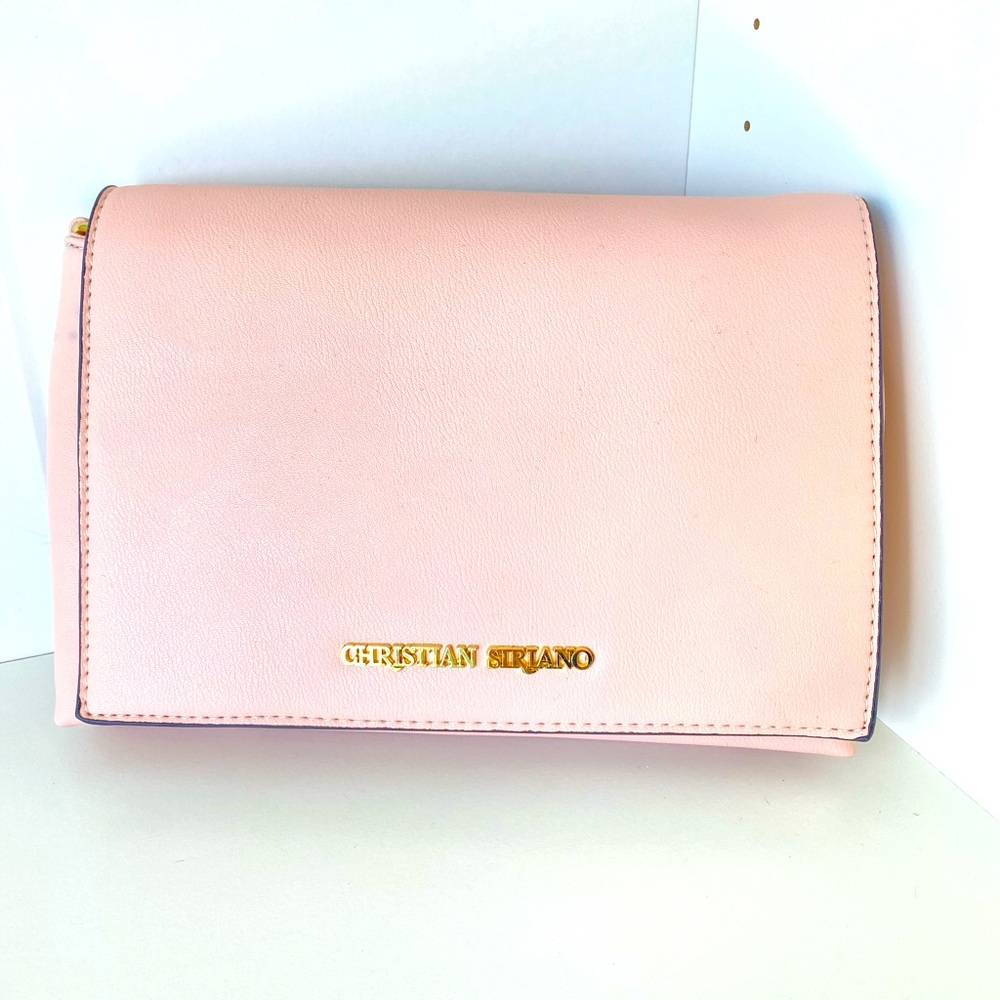 Christian Siriano Blush Pink Crossbody Clutch